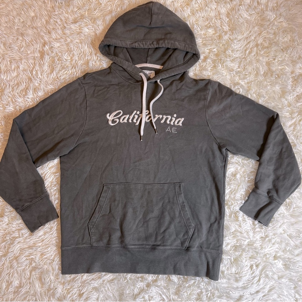 American Eagle Outfitters Gray Medium California Sweat Shirt Youth Hoodie